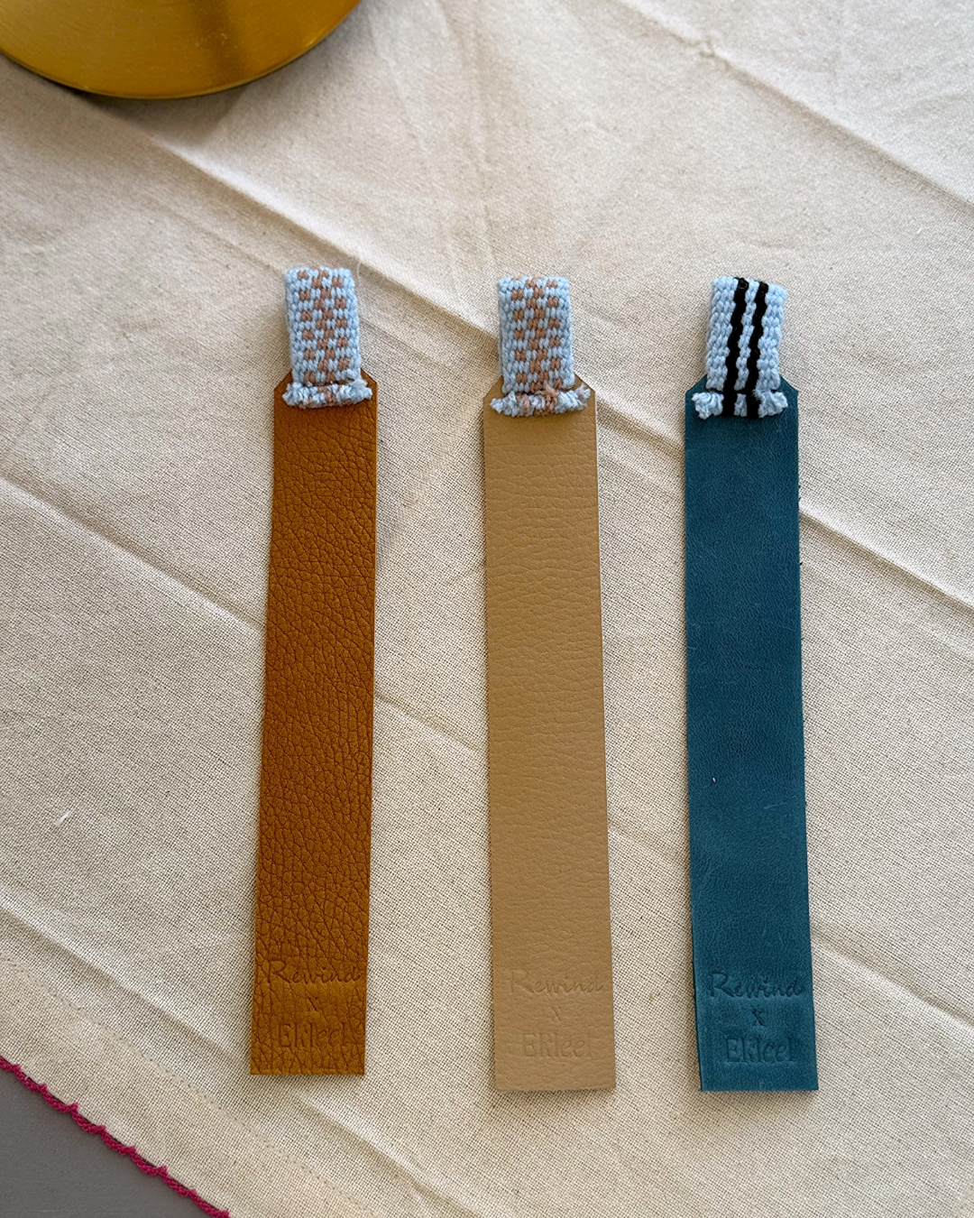 Leather Bookmark with Sadu