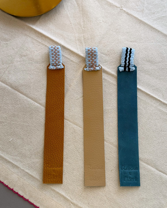 Leather Bookmark with Sadu