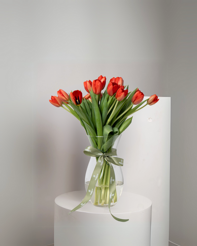 Tulip il de france Vase - tanella flowers 