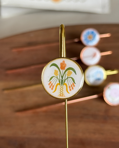 Cultural Metallic Bookmark